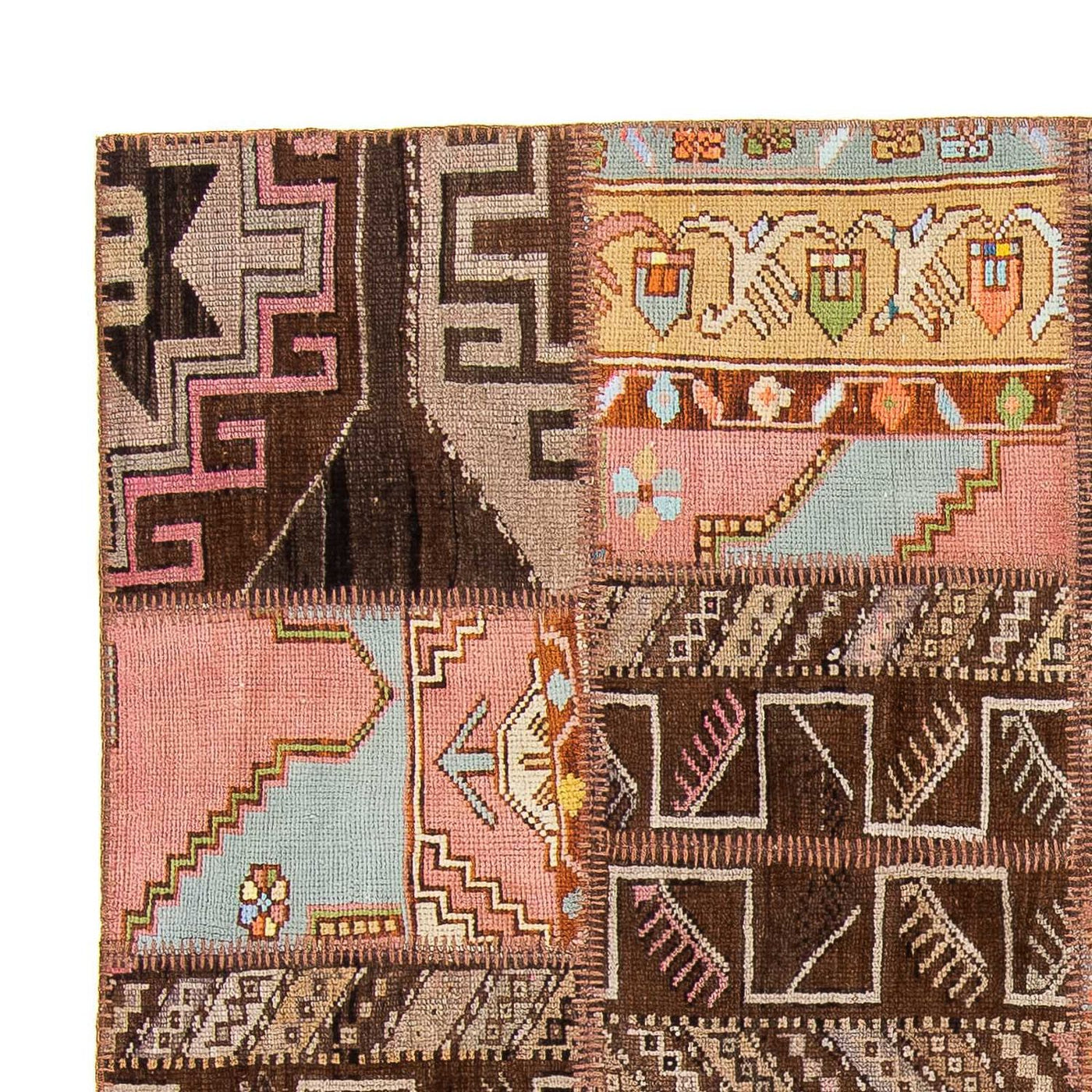 Patchwork Teppich 241x173cm - Orientteppich