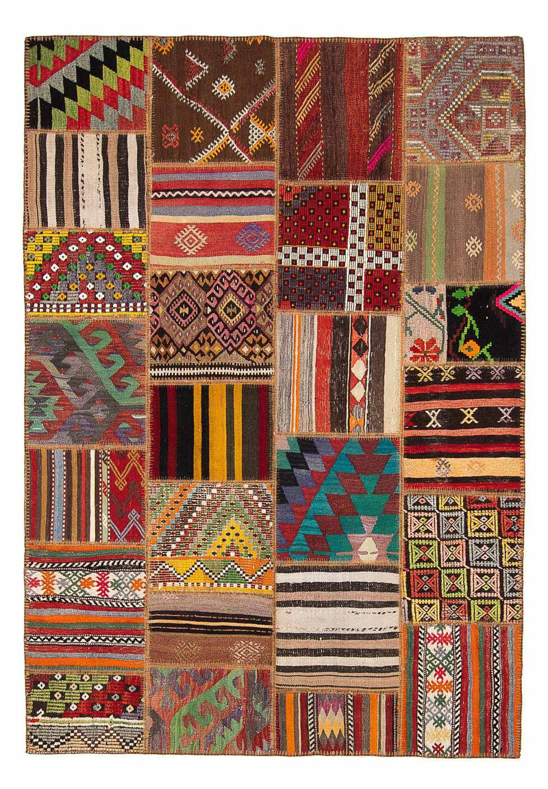 Patchwork Teppich 240 x 170 cm