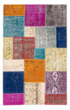 Patchwork Teppich 123x185cm - Orientteppich - Rechteckig / Mehrfarbig / 123 x 185 cm Rechteckig