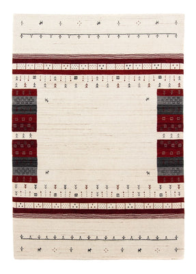 Gabbeh Teppich - Loribaft Perser 200 x 140 cm - beige