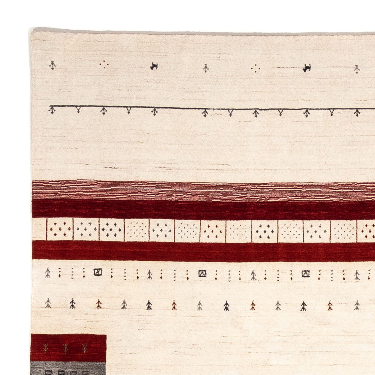 Gabbeh Teppich - Loribaft Indus 350 x 248 cm