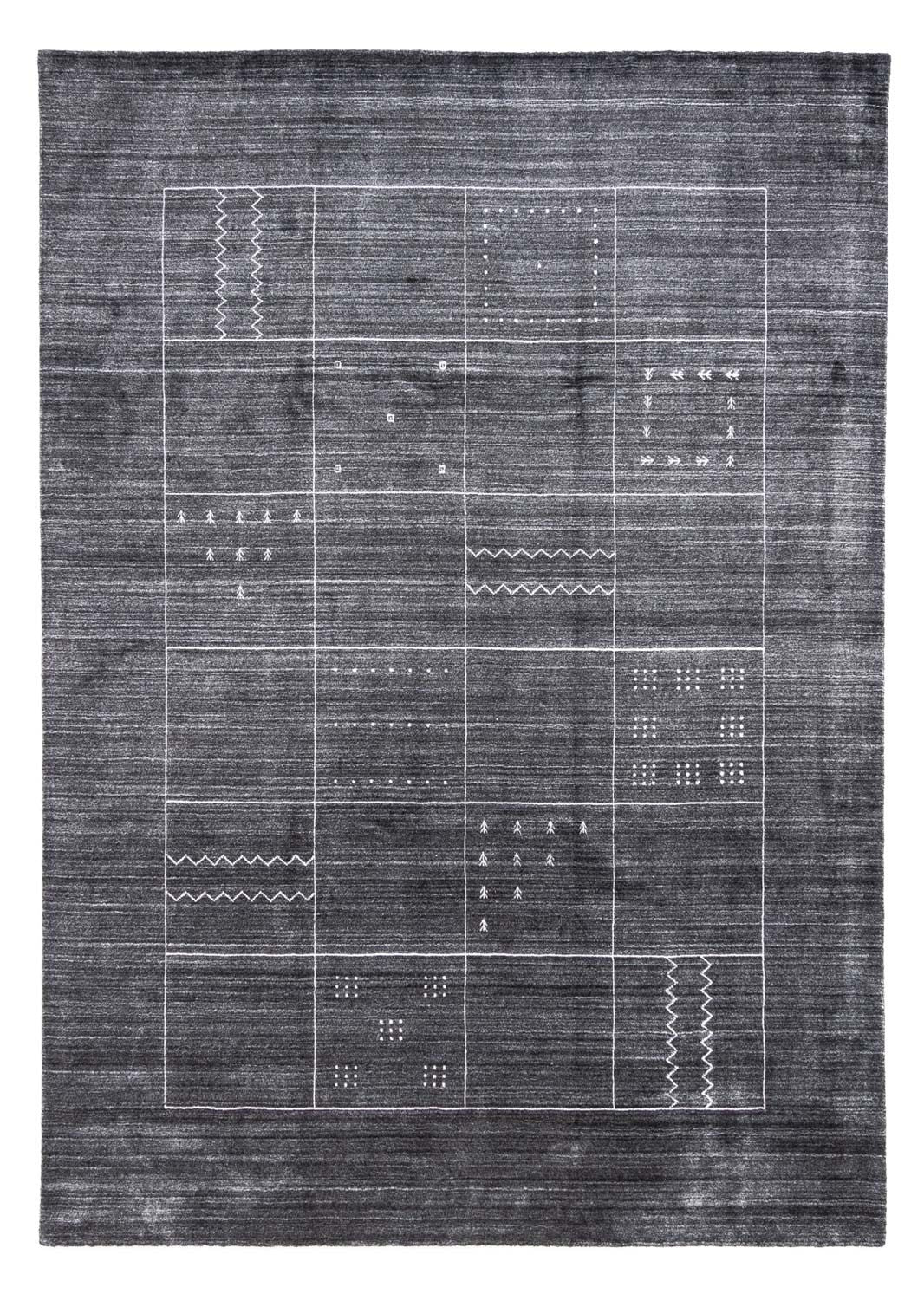 Nepal Teppich 350 x 250 cm - grau