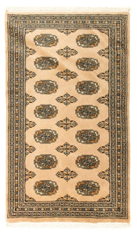 Afghan Teppich - Buchara 130 x 77 cm - beige