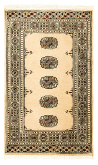 Afghan Teppich - Buchara 129 x 78 cm - beige