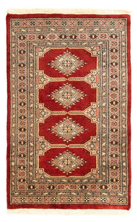 Afghan Teppich - Buchara 123 x 78 cm - rot