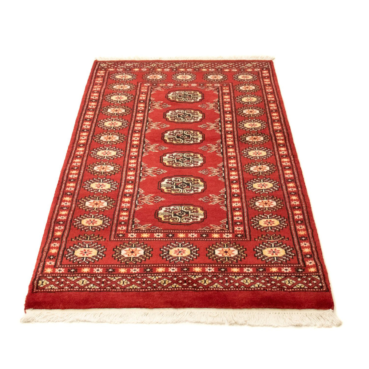 Afghan Teppich - Buchara 132 x 78 cm - rot