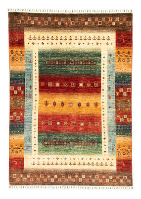 Gabbeh Teppich - Loribaft Indus 214 x 152 cm - mehrfarbig