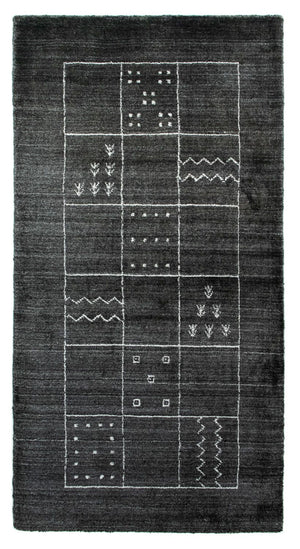 Gabbeh Teppich - Loribaft Indus 140 x 70 cm Teppichbrücke