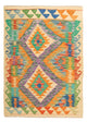 Kelim Teppich - Splash 125 x 80 cm - mehrfarbig