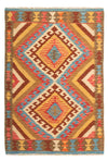 Kelim Teppich - Splash 85 x 121 cm - mehrfarbig - Rechteckig / Mehrfarbig / 85 x 121 cm Rechteckig