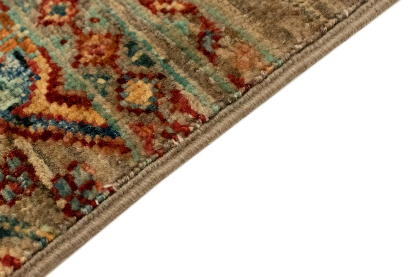 Ziegler Teppich - Modern 124 x 74 cm - dunkelbraun