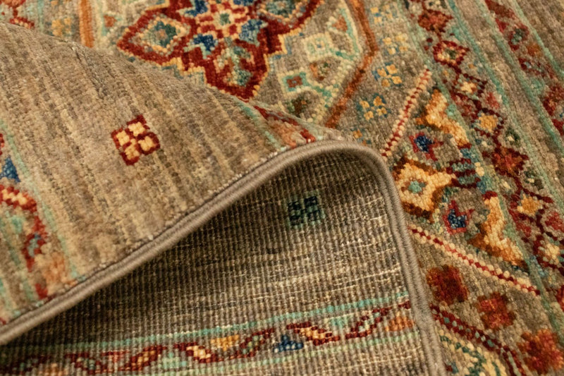Ziegler Teppich - Modern 124 x 74 cm - dunkelbraun