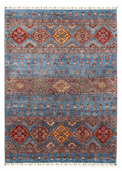 Ziegler Teppich 157x207cm - Orientteppich - blau