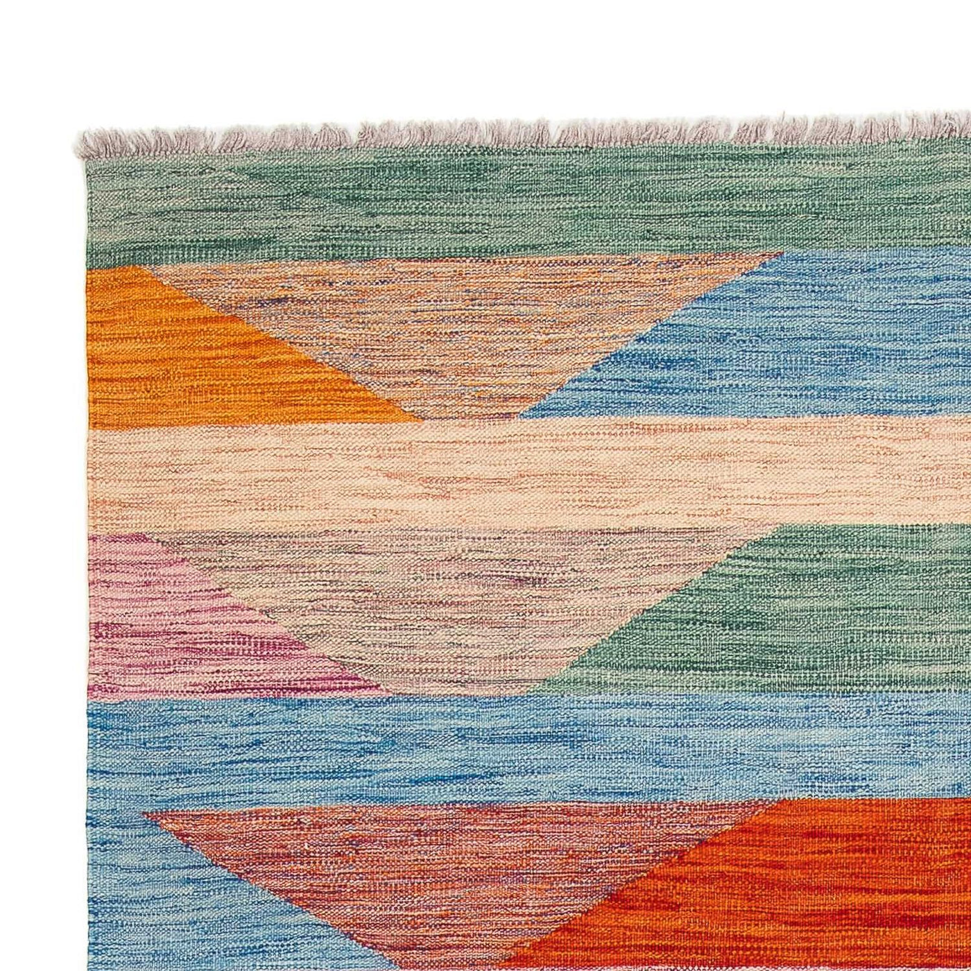 Kelim Teppich - Splash 244 x 159 cm - mehrfarbig