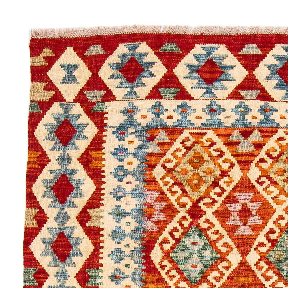 Kelim Teppich - Splash 236 x 172 cm - mehrfarbig