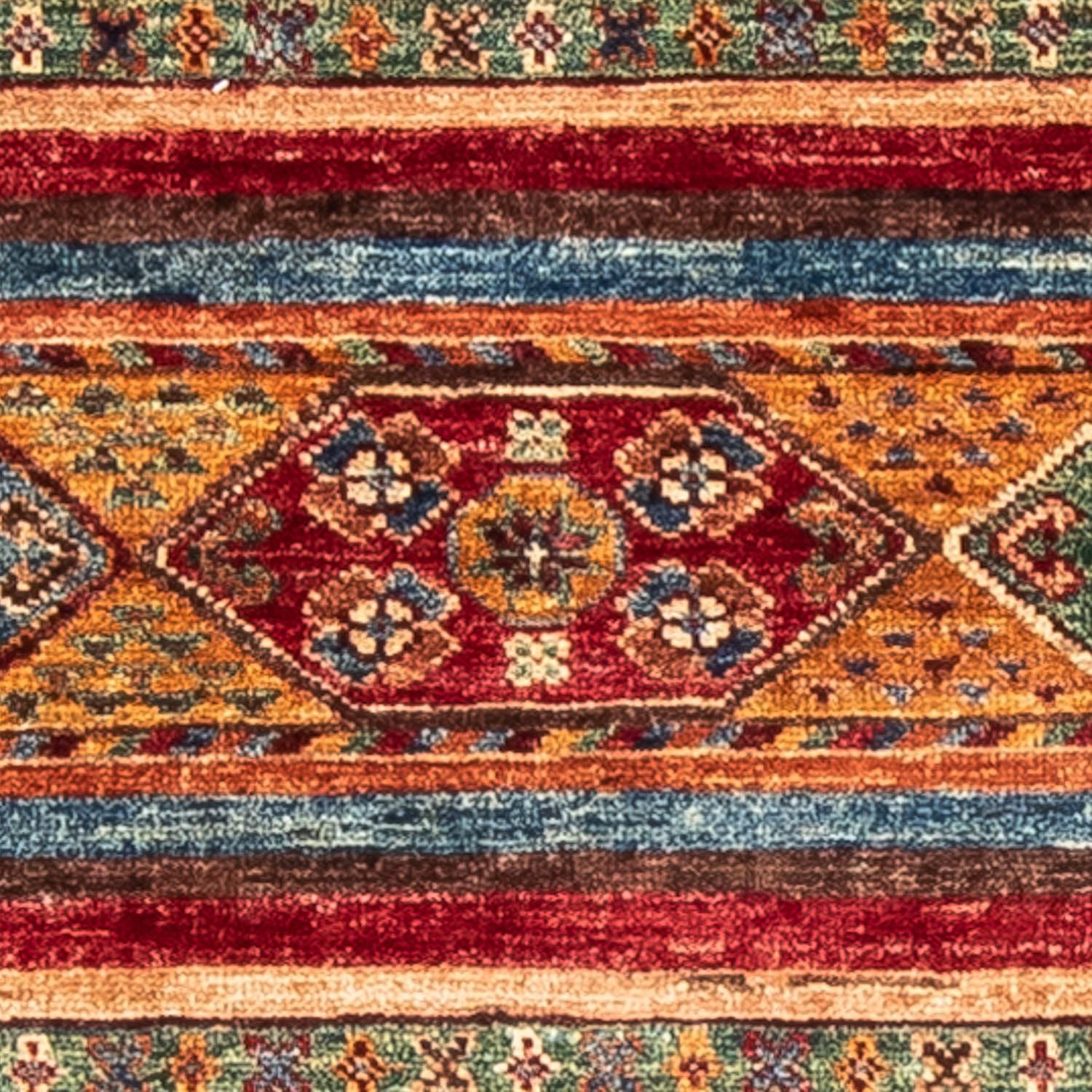 Ziegler Teppich 115 x 83 cm - mehrfarbig