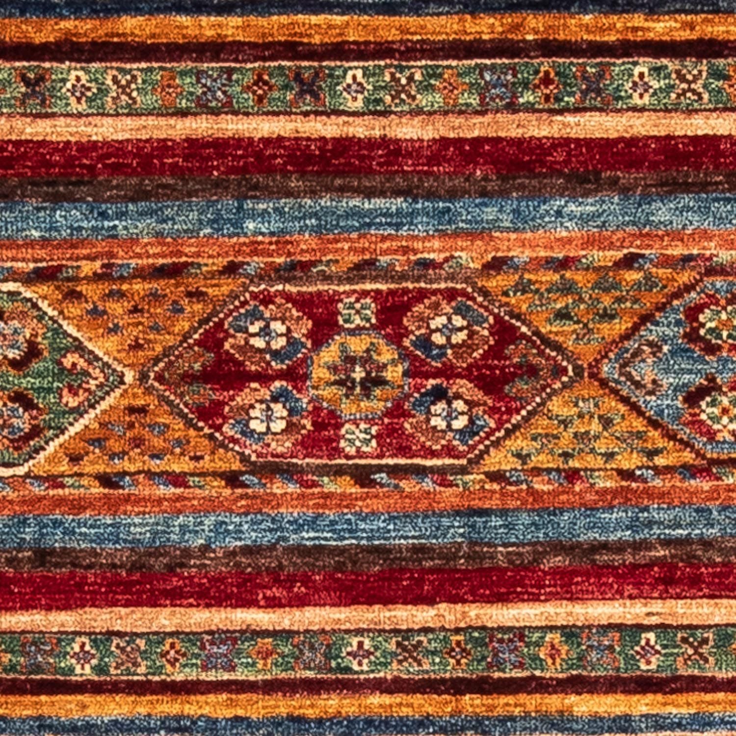 Ziegler Teppich 116 x 82 cm - mehrfarbig