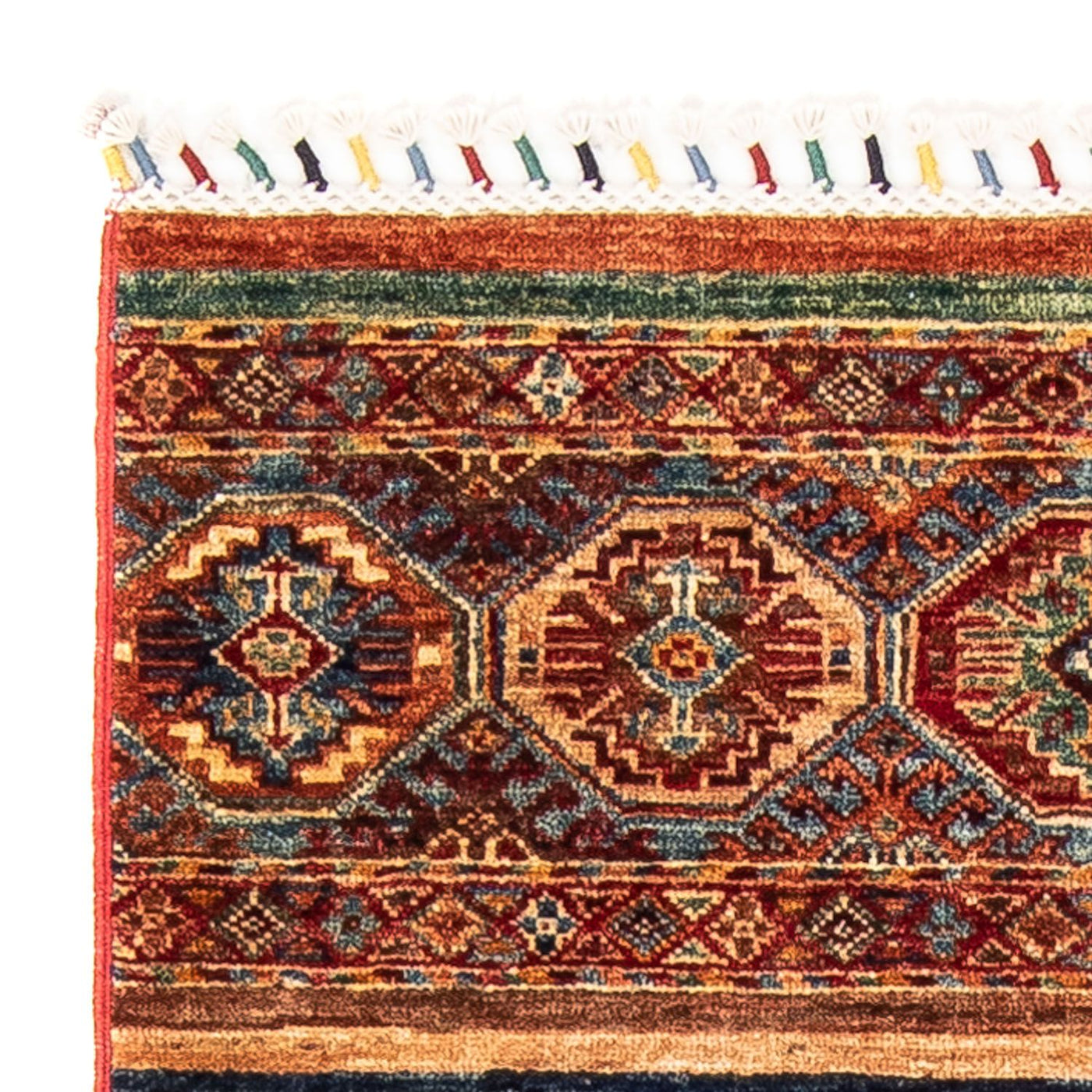 Ziegler Teppich 116 x 82 cm - mehrfarbig