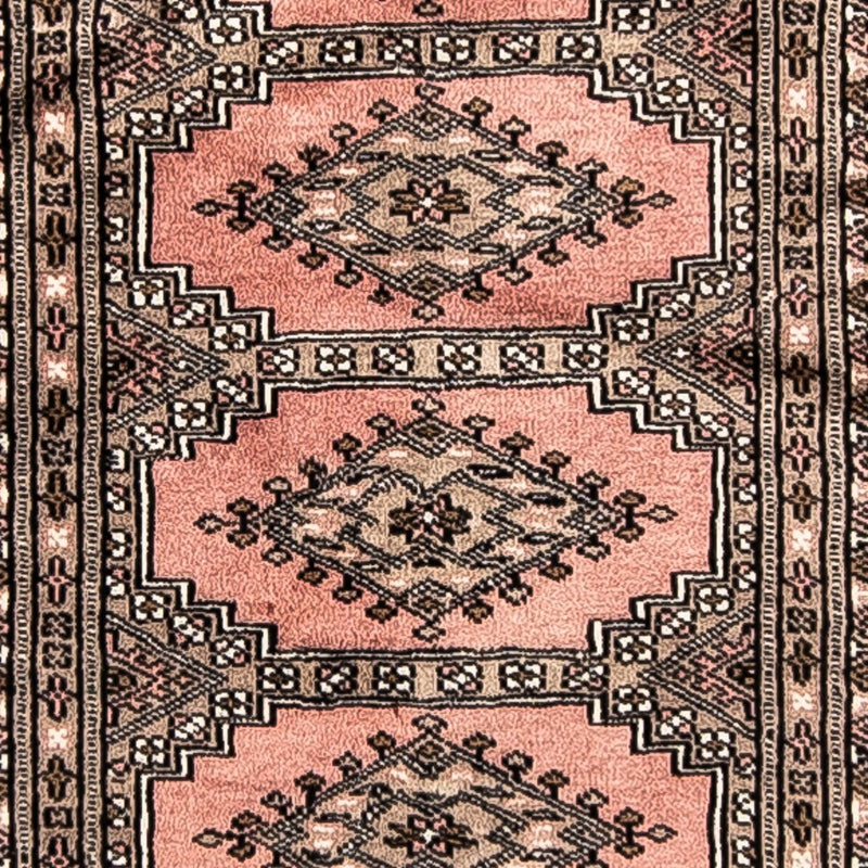 Afghan Teppich - Buchara 295 x 59 cm - hellrot