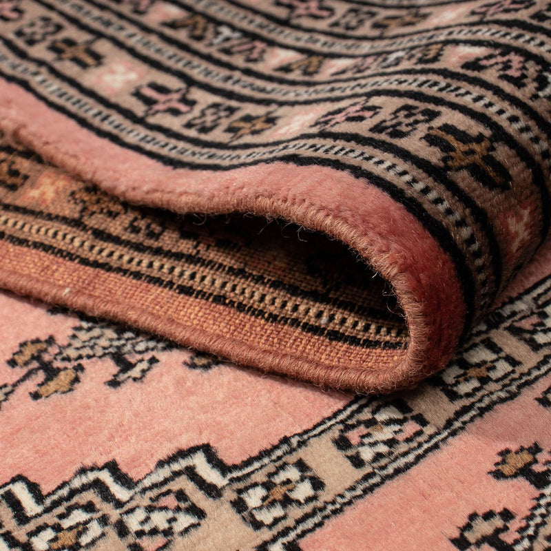 Afghan Teppich - Buchara 295 x 59 cm - hellrot