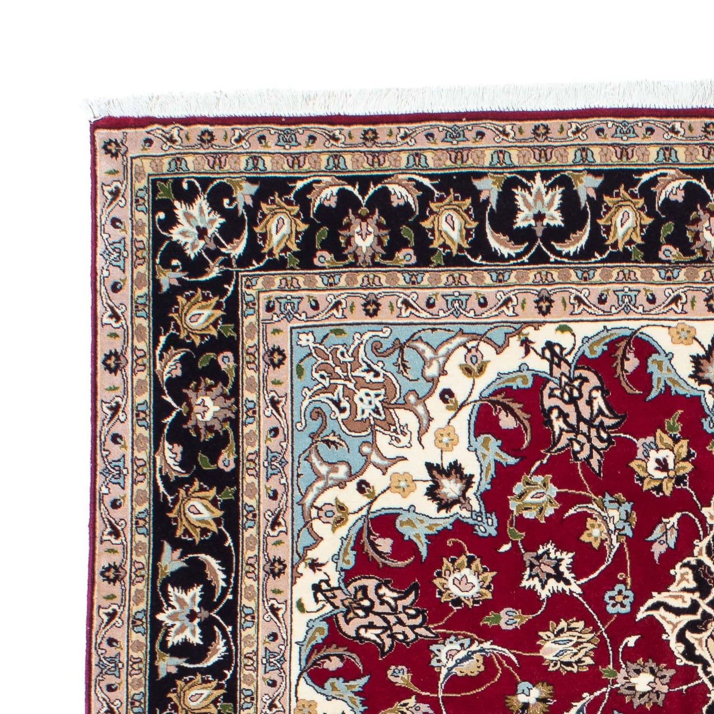 Täbriz - 50 Raj Teppich 198x155cm - Perserteppich