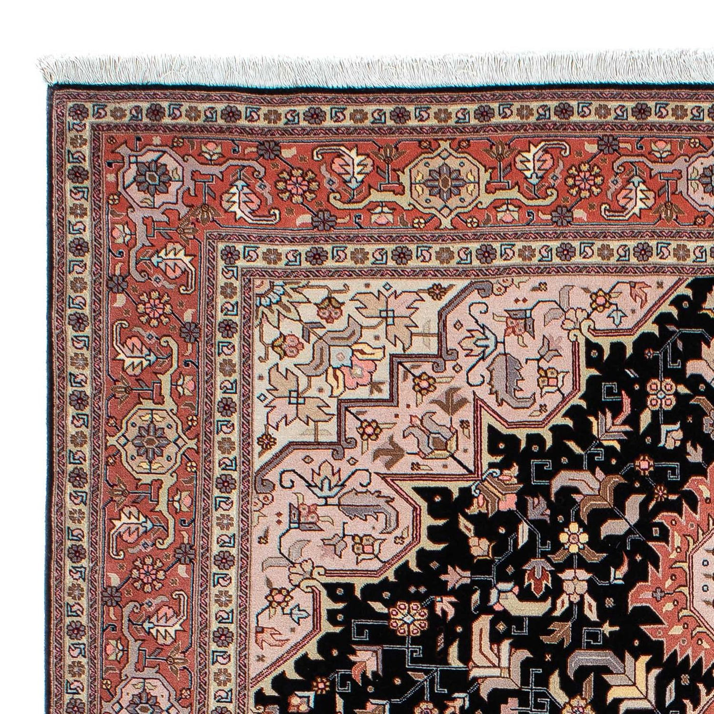 Täbriz - 50 Raj Teppich 214x151cm - Perserteppich