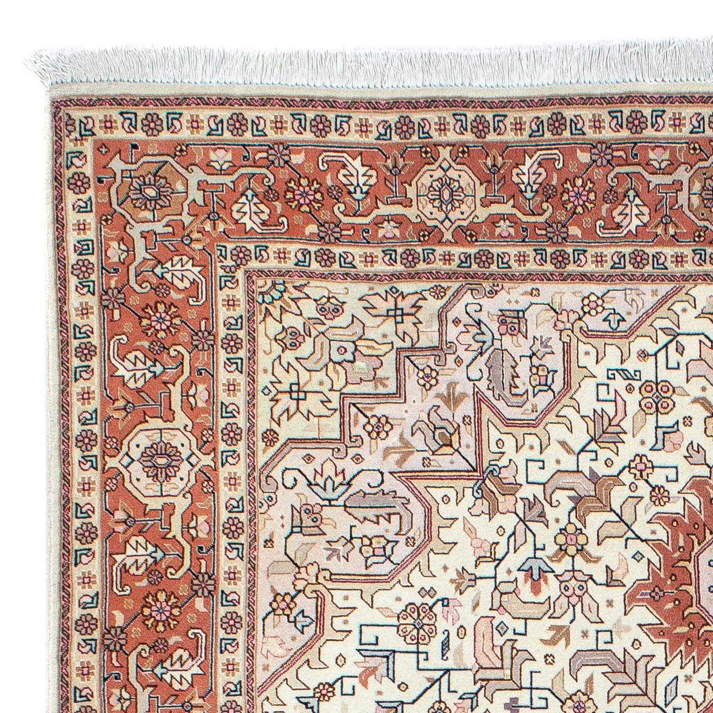 Täbriz - 50 Raj Teppich 201x149cm - Perserteppich