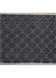 Viskose Teppich quadratisch  - 75 x 75 cm - anthrazit