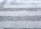 Viskose Teppich quadratisch  - 345 x 345 cm - silber