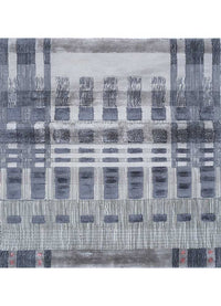 Viskose Teppich quadratisch  - 90 x 90 cm - mehrfarbig