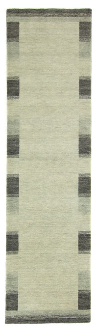 Gabbeh Teppich Indus 80x200cm - Wollteppich - silber – product image
