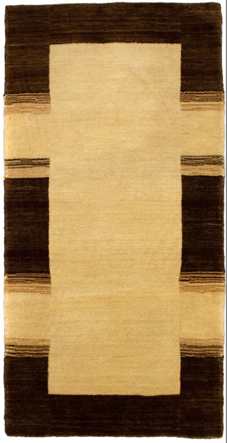 Wollteppich 110 x 60 cm Teppichbrücke