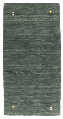 Gabbeh Teppich - Softy 120 x 70 cm - grün