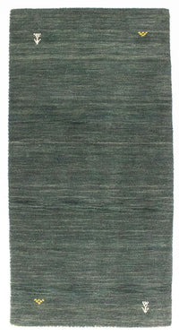 Gabbeh Teppich - Softy 120 x 70 cm - grün