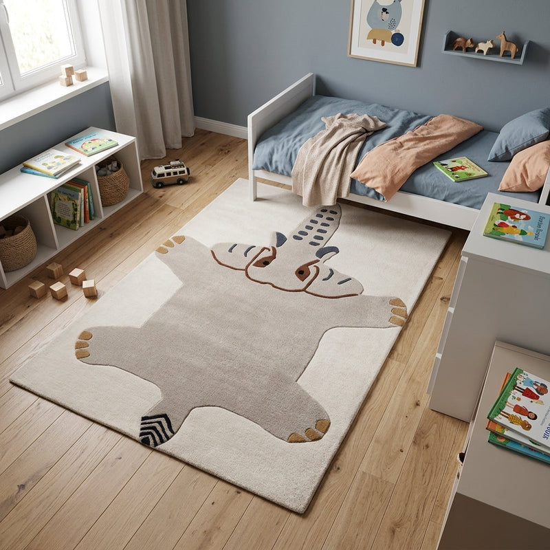 Kinderteppich Elefant liegend