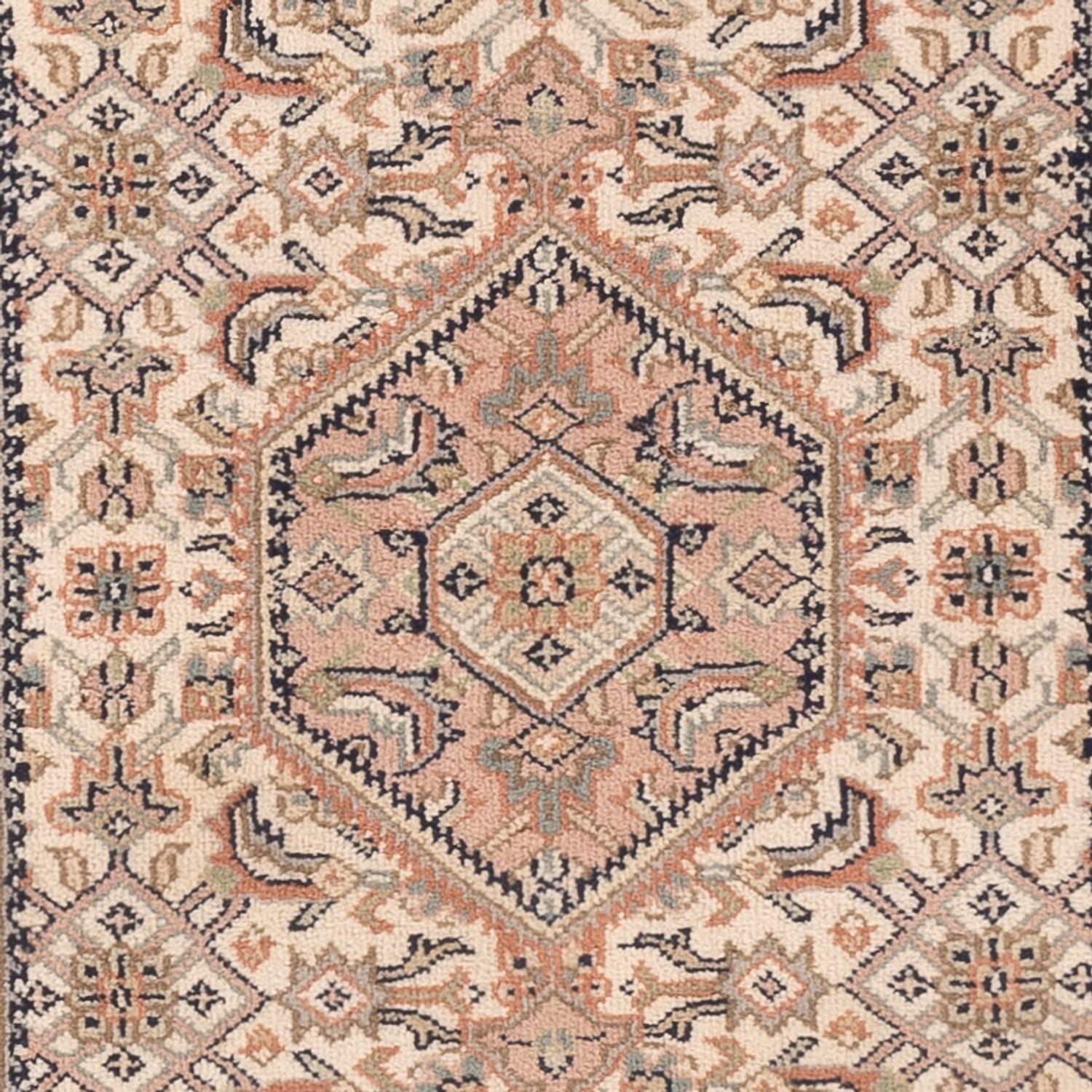 Orientteppich - Bidjar - Indus - 140 x 70 cm - dunkelbeige
